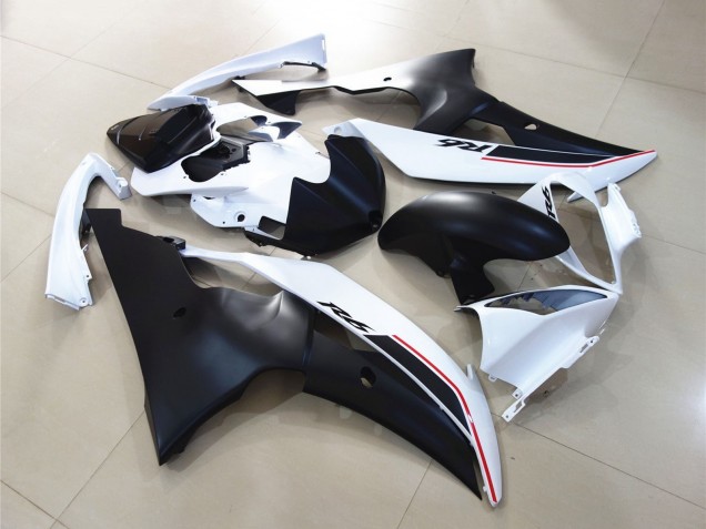 Carenados Moto Yamaha YZF R6 2008-2016 - Blanco Negro Mate Rojo