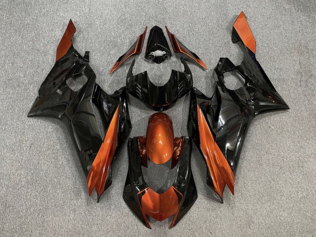 Carenados Moto Yamaha YZF R6 2017-2025 - Naranja Negro Brillante
