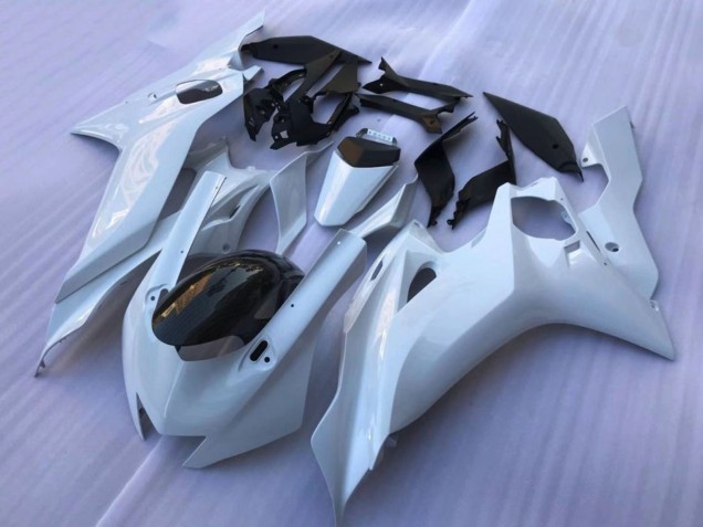 Carenados Moto Yamaha YZF R6 2017-2025 - Blanco Negro Brillante
