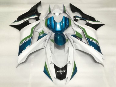 Carenados Moto Yamaha YZF R6 2017-2025 - Blanco Azul Verde Negro