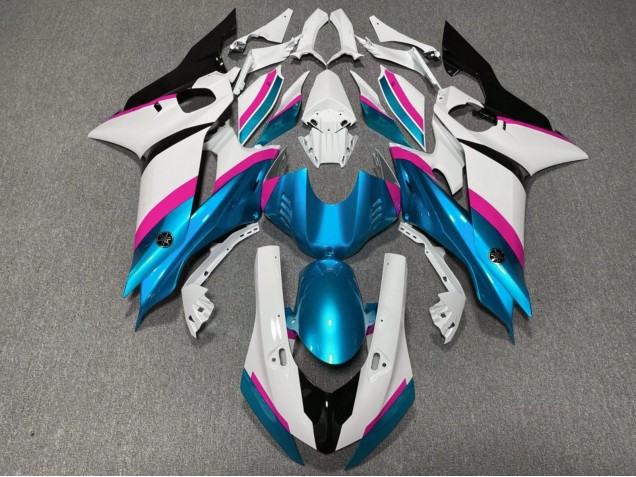 Carenados Moto Yamaha YZF R6 2017-2025 - Blanco Rosa Azul Negro