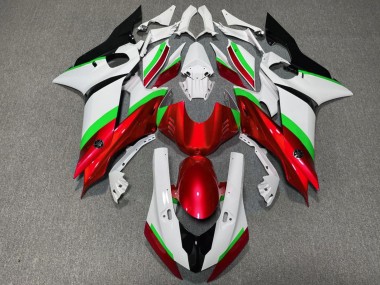 Carenados Moto Yamaha YZF R6 2017-2025 - Blanco Neon Verde Rojo Negro