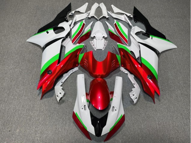 Carenados Moto Yamaha YZF R6 2017-2025 - Blanco Neon Verde Rojo Negro