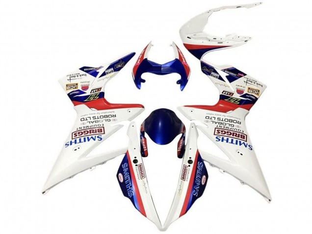 Carenados Moto Triumph Daytona 675 Triple 2013-2016 - Blanco Rojo Azul Smiths