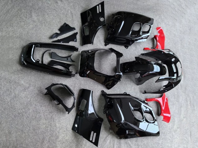 Carenados Moto Honda CBR1000F Hurricane 1987-1988 - Negro Brillante Rojo
