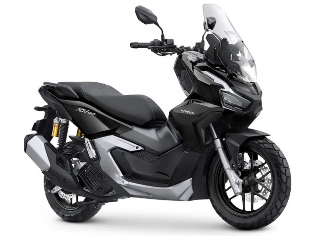 Carenados Moto Honda ADV160 2022-2024 - Plata Negro Mate