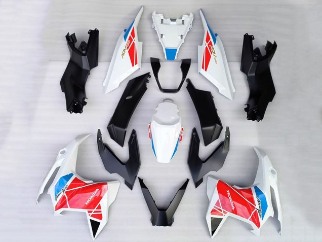 Carenados Moto Honda ADV160 2022-2024 - Blanco Rojo Azul Negro