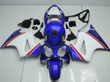 Carenados Moto Honda VFR 800 2002-2013 - Blanco Azul Rojo