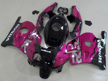 Kits Carenado Moto Honda CBR250RR MC22 1990-1998 - Rosa Negro Brillante