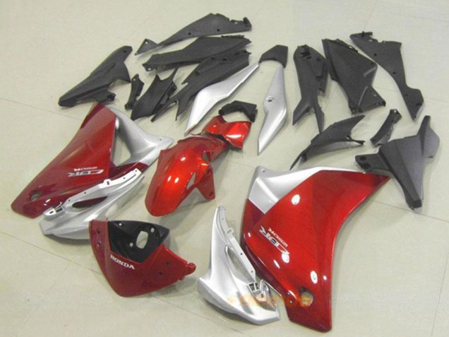 Carenado Moto Honda CBR250RR 2011-2015 - Plata Rojo