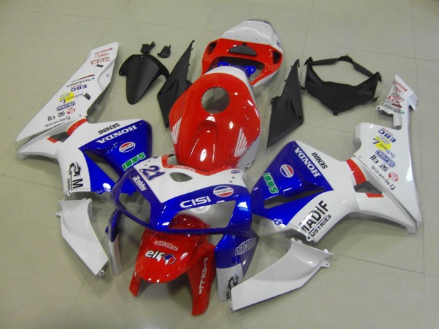 Carenados Moto Honda CBR600RR 2005-2006 - Blanco Rojo Azul Madif