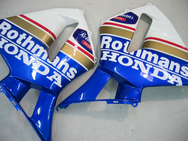 Carenados Moto Honda CBR600RR 2005-2006 - Azul Blanco Amarillo Rothmans