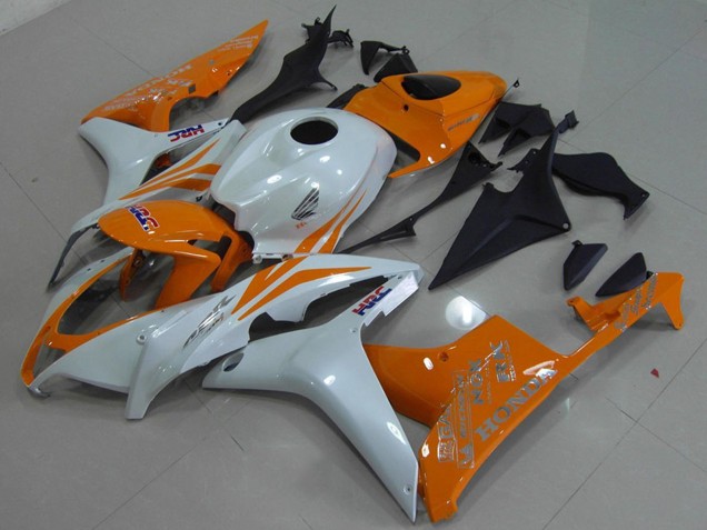 Carenado Moto Honda CBR600RR 2007-2008 - Blanco Naranja HRC