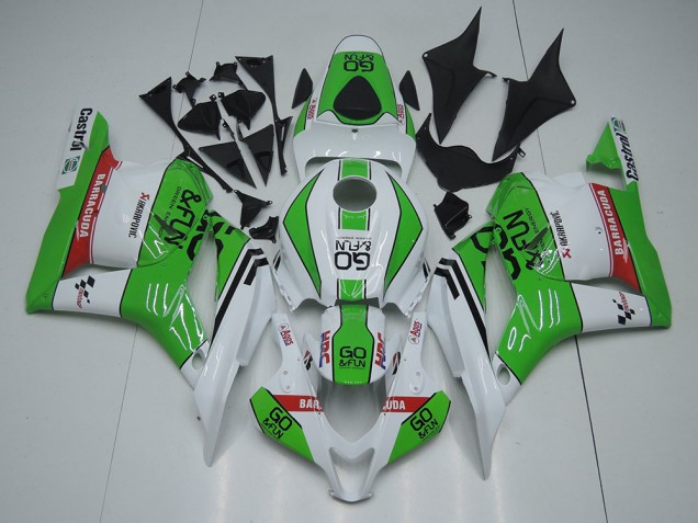 Carenados Moto Honda CBR600RR 2009-2012 - Blanco Verde Rojo Go Fun