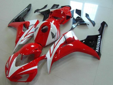Kits Carenados Moto Honda CBR1000RR 2006-2007 - Blanco Rojo Negro Brillante