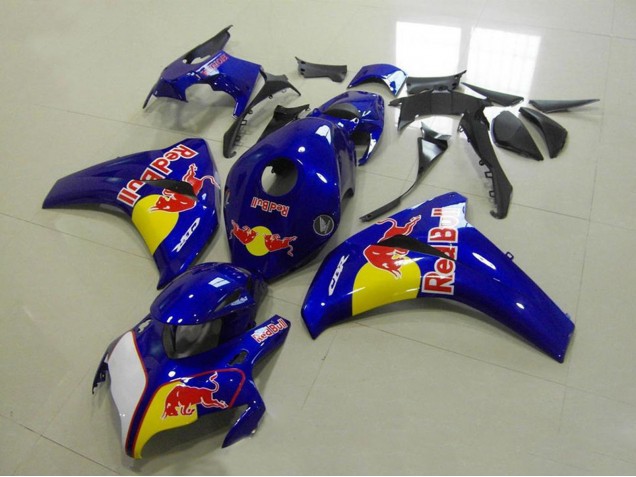 Carenados Moto Honda CBR1000RR 2008-2011 - Azul Amarillo Blanco Rojo Bull