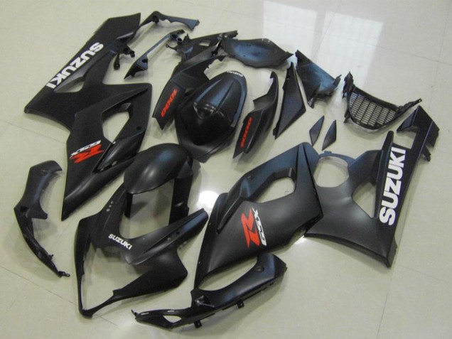 Carenados Moto Suzuki GSXR 1000 2005-2006 - Negro Mate Blanco Rojo