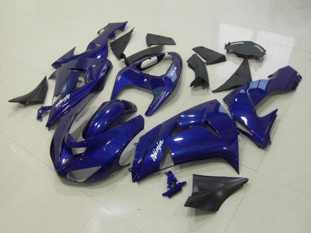 Kits Carenado Moto Kawasaki ZX10R 2006-2007 - Azul Oscuro