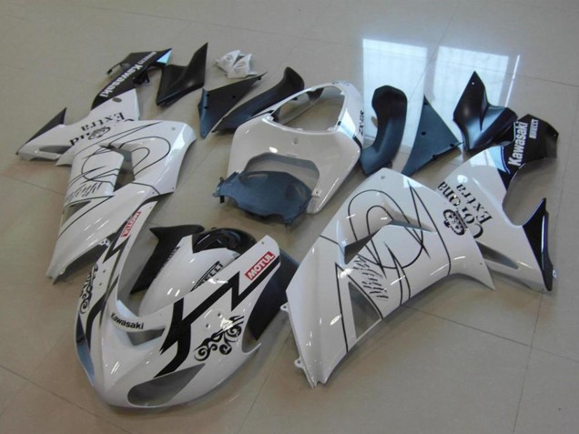 Carenados Moto Kawasaki ZX10R 2006-2007 - Blanco Negro Rojo Motul Corona Extra