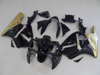 Kits Carenado Moto Kawasaki ZX12R 2002-2006 - Negro Brillante Oro