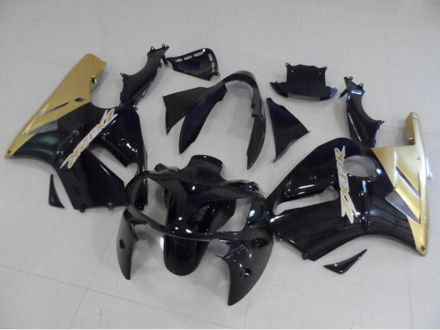 Kits Carenado Moto Kawasaki ZX12R 2002-2006 - Negro Brillante Oro