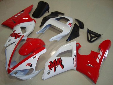 Carenado Moto Yamaha YZF R1 2000-2001 - Blanco Rojo