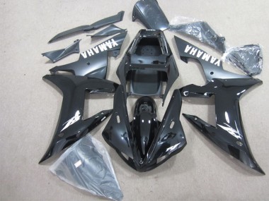 Carenados Moto Yamaha YZF R1 2002-2003 - Negro Brillante Negro Mate Blanco