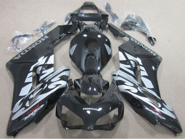 Carenados Moto Honda CBR1000RR 2004-2005 - Negro Brillante Plata