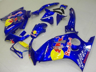 Carenados Moto Honda CBR600 F3 1995-1996 - Azul Amarillo Rojo Bull