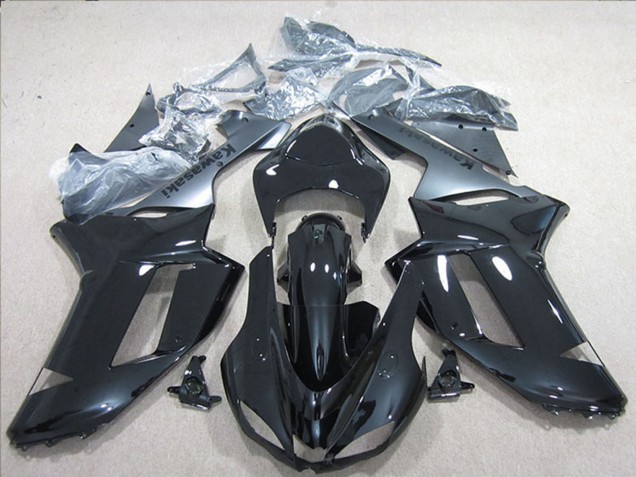 Carenados Moto Kawasaki ZX6R 2007-2008 - Negro Plata