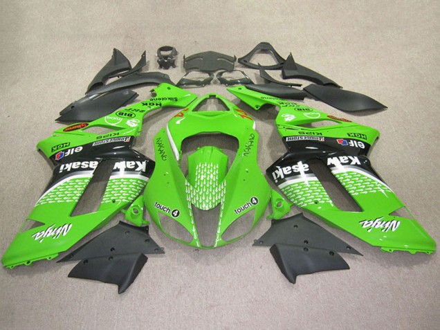 Carenados Moto Kawasaki ZX6R 2007-2008 - Verde Touch4 4