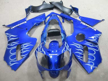 Carenados Moto Kawasaki ZX12R 2002-2006 - Azul Blanco Llama