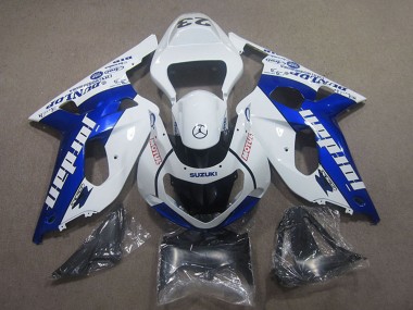 Carenados Moto Suzuki GSXR 750 2001-2003 - Blanco Azul Motul Jordan