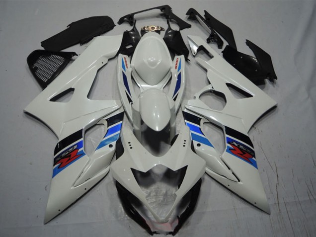 Carenado Moto Suzuki GSXR 1000 2005-2006 - Blanco Azul Negro Rojo