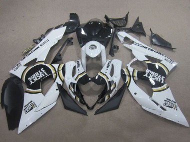 Carenados Moto Suzuki GSXR 1000 2005-2006 - Blanco Negro Lucky Strike Motul