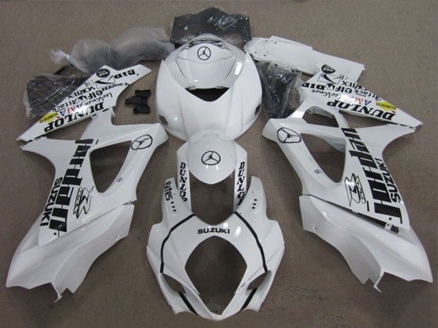 Carenados Moto Suzuki GSXR 1000 2007-2008 - Blanco Negro Jordan