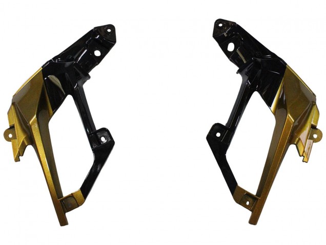 Carenados Moto Kawasaki EX400 2018-2024 - Oro Negro Brillante