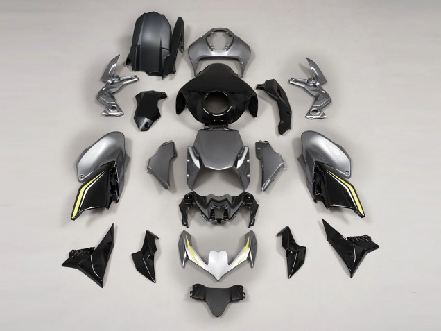 Carenados Moto Kawasaki Z900 2020-2024 - Gris Negro