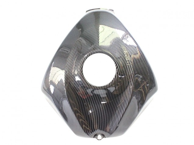 Carenados Moto Suzuki GSXR 600/750 2006-2007 - Negro Blanco FibraCarbono Estilo