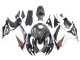 Carenados Moto Suzuki GSXR 600/750 2006-2007 - Negro Blanco FibraCarbono Estilo