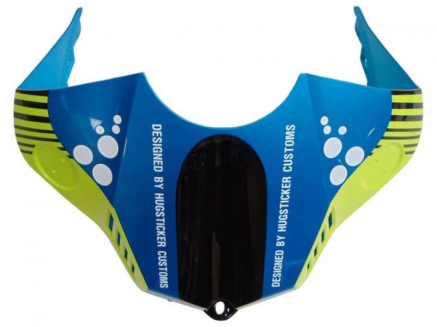 Carenados Moto Yamaha YZF R1 2015-2019 - Azul Verde Negro Tiburón