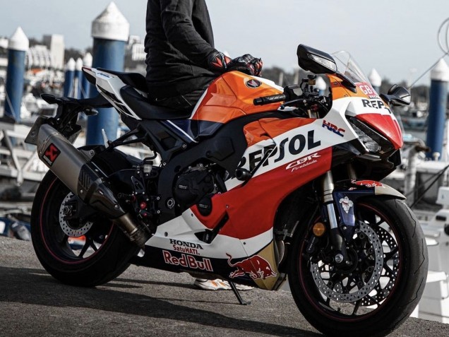Carenados Moto Honda CBR1000RR 2017-2023 - Naranja Blanco Rojo Negro Brillante Repsol Rojo Bull