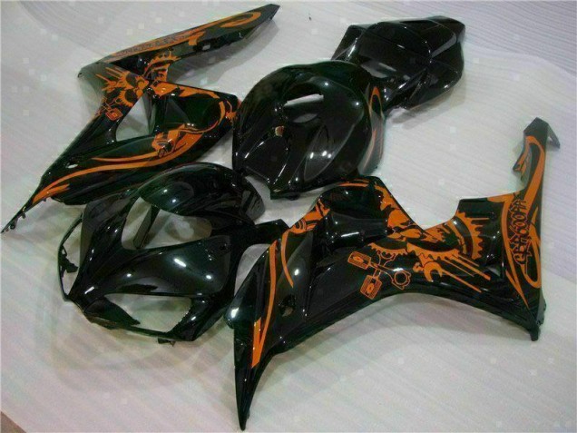 Marrón Negro Carenado Honda CBR 1000 RR 2006-2007 Marrón Negro Carenado Honda CBR 1000 RR 2006-2007