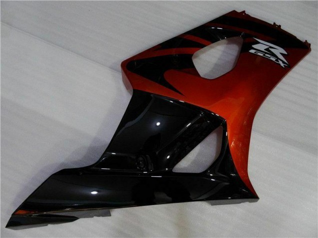 Marrón Negro Kit Carenado Inyección Suzuki GSXR 1000 K3 2003-2004 Marrón Negro Kit Carenado Inyección Suzuki GSXR 1000 K3 2003-2004