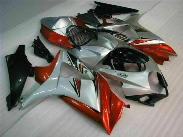 Marrón Plata Carenado Suzuki GSXR 1000 K7 2007-2008