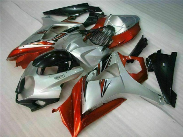 Marrón Plata Carenado Suzuki GSXR 1000 K7 2007-2008