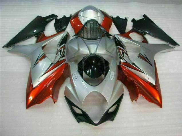Marrón Plata Carenado Suzuki GSXR 1000 K7 2007-2008