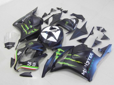 Monster Negro Mate Carenado Honda CBR 600 RR 2009-2012