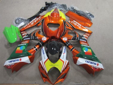 Naranja Amarillo Monster Carenado Suzuki GSXR 1000 K7 2007-2008