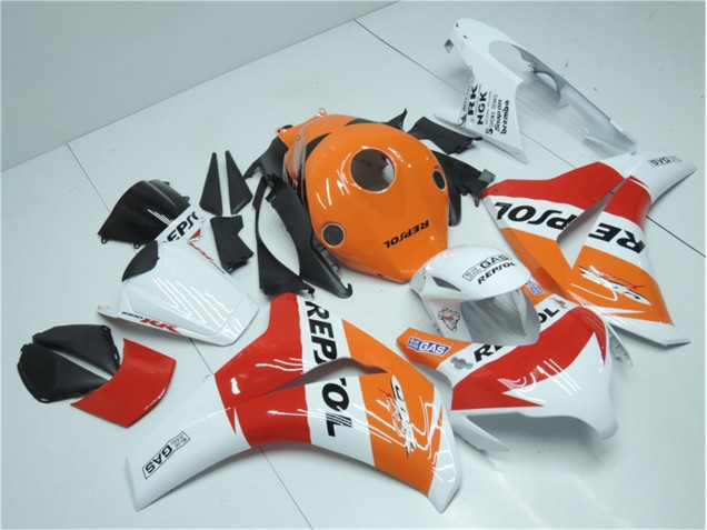 Naranja Blanco Rojo Repsol Carenado Honda CBR 1000 RR 2008-2011